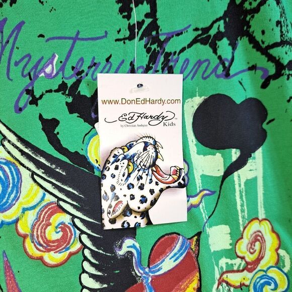 NWT Ed Hardy Graphic Kids Shirt - Picture 6 of 11